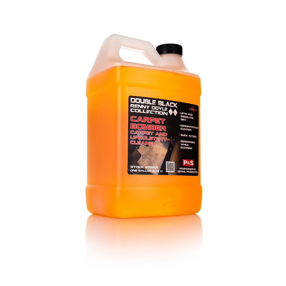 P & S PROFESSIONAL DETAIL PRODUCTS Carpet Bomber – Professional Upholstery Cleaner, Citrus-Based Formula, Removes Grease, Dirt & Odors, Highly Dilutable, Safe for Engines & Wheel Wells - 16 oz