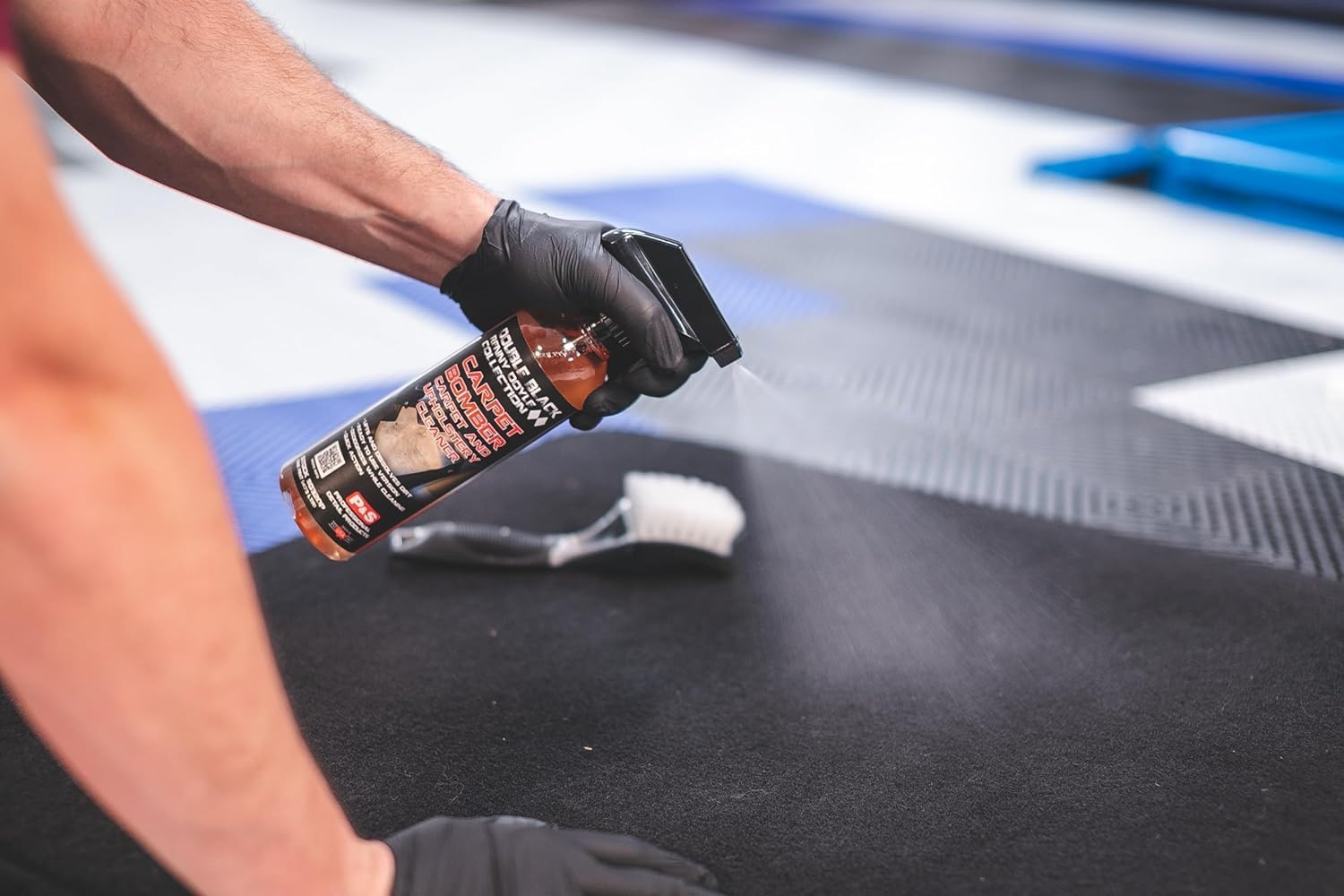 P & S PROFESSIONAL DETAIL PRODUCTS Carpet Bomber – Professional Upholstery Cleaner, Citrus-Based Formula, Removes Grease, Dirt & Odors, Highly Dilutable, Safe for Engines & Wheel Wells - 16 oz