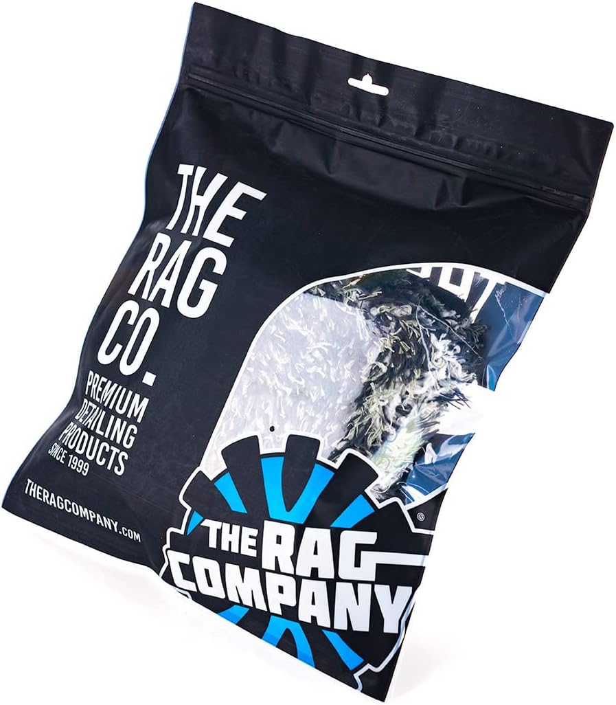 The Rag Company – The Cyclone Ultra Wheel Mitt – Perfect for Wheels, Grills, and Tight Areas; Proprietary Microfiber Blend; Easily Releases Contaminates Upon Rinsing, 6in x 7in, Black/Grey (2-Pack)
