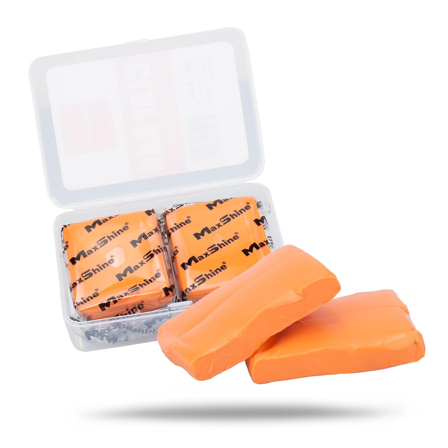 Maxshine 3-Pack Magic Clay Bar (150g) Heavy Grade Material for Car Clay Bar Auto Detailing - Cleans & Removes Surface Contaminants Paintwork, Glass, Plastic, Metal Surface (2-Pack Fine Grade)