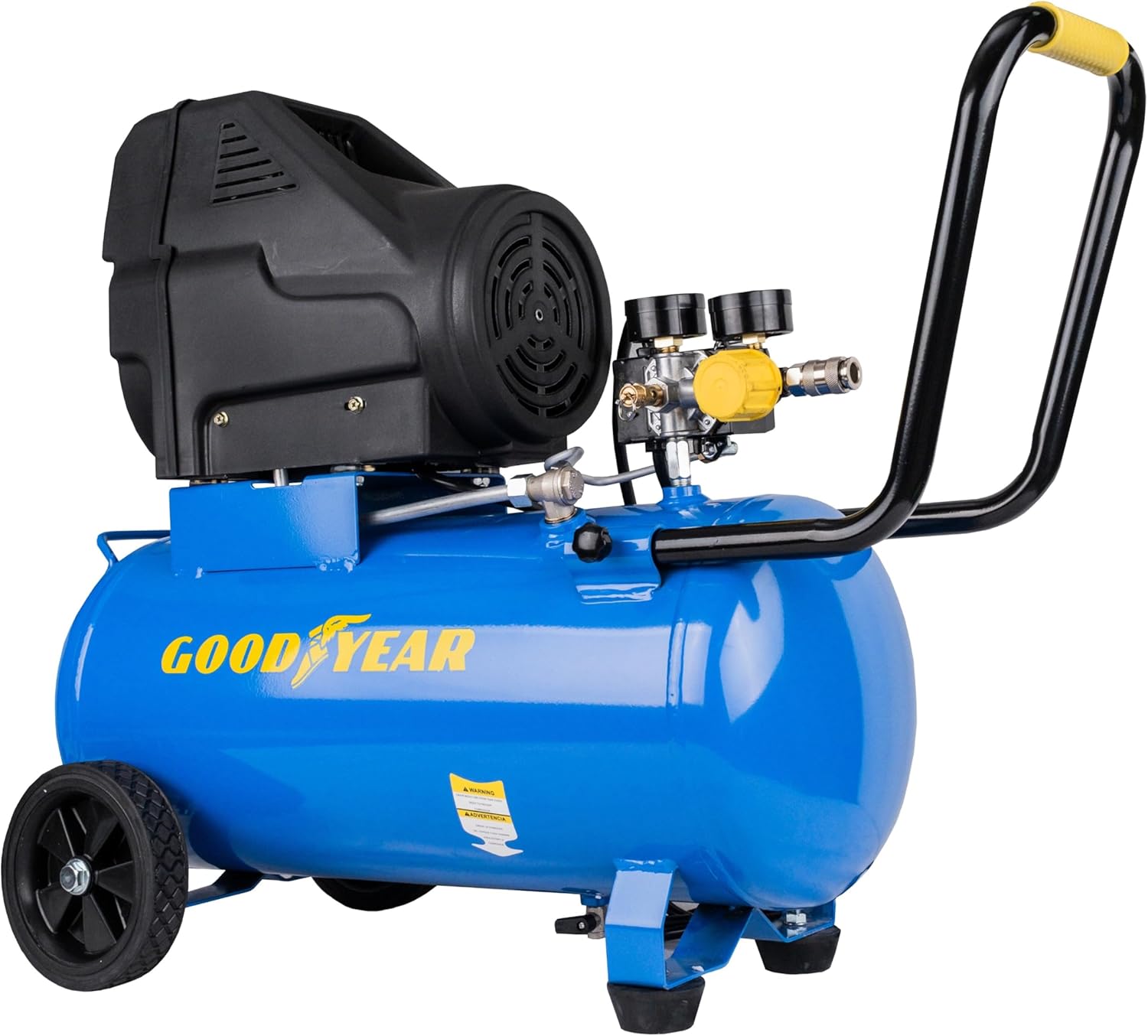Goodyear 8 Gallon 150 PSI Oil Free Portable Horizontal Electric Air Compressor