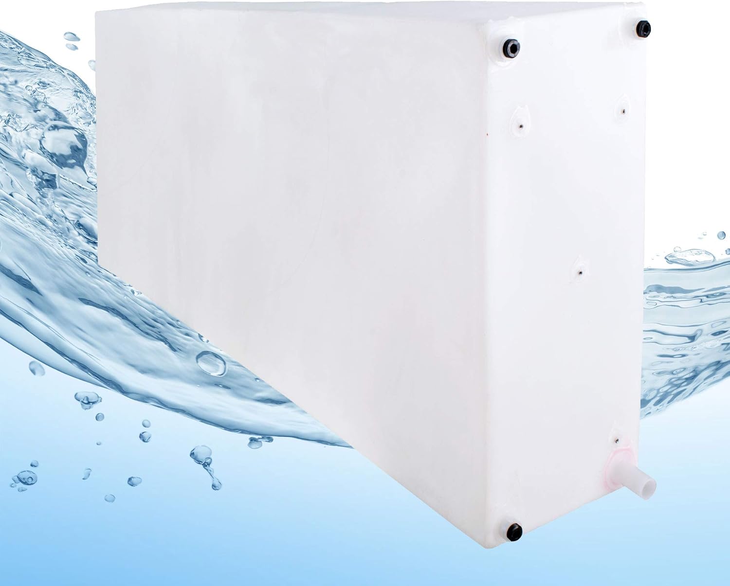 RecPro RV Fresh Water Tank 100 Gallon for Drinking and Potable Water | Fresh or Gray Water Plastic Storage | Made in America