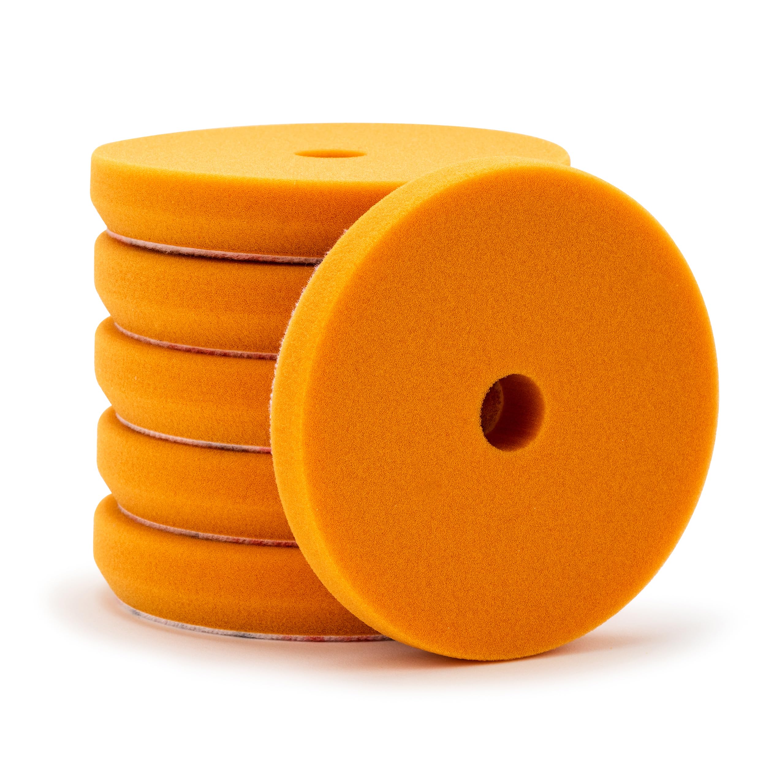 Griot's Garage Orange Foam Correcting Pads for Car Polishing and Detailing, Removes Light to Moderate Paint Defects, Durable, Machine-Washable, 10516, 5.5", Set of 2