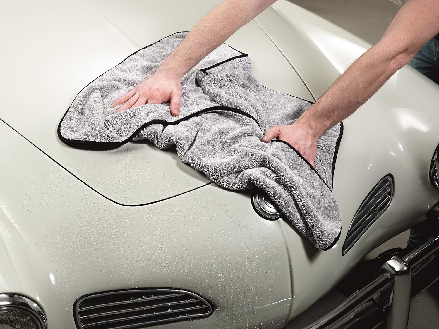 Griot's Garage PFM Terry Weave Microfiber Drying Towel for Car Wash and Cleaning, Vehicle Detailing, Double-Sided, Ultra-Absorbent, 25" X 35", 55590
